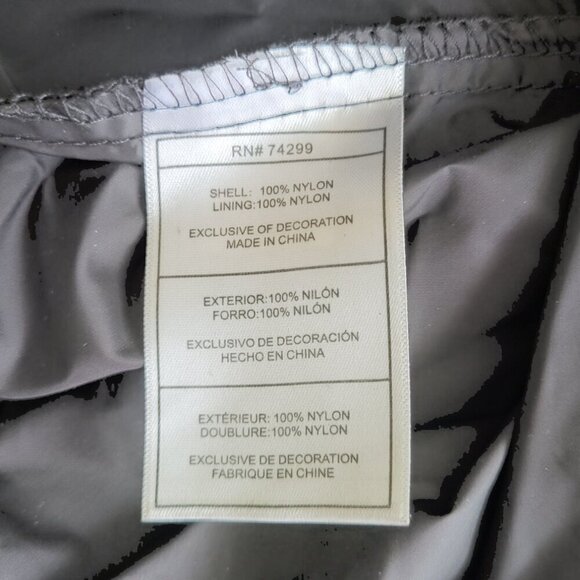 Bebe Hooded Rose Gold Windbreaker Jacket Large - Picture 8 of 10